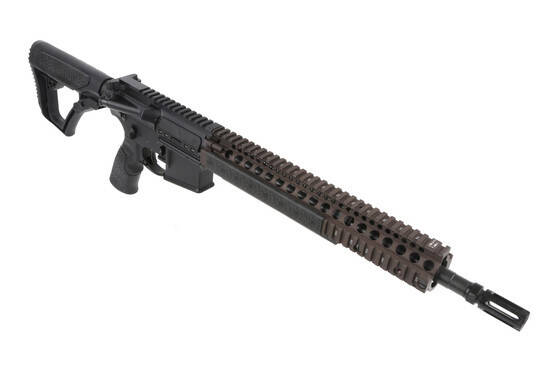 The Daniel Defense M4 rifle is built to Mil-Spec dimensions with a cold hammer forged 41V50 barrel